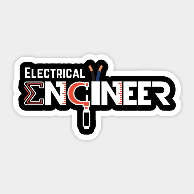 Electrical engineer Sticker by Tee3D